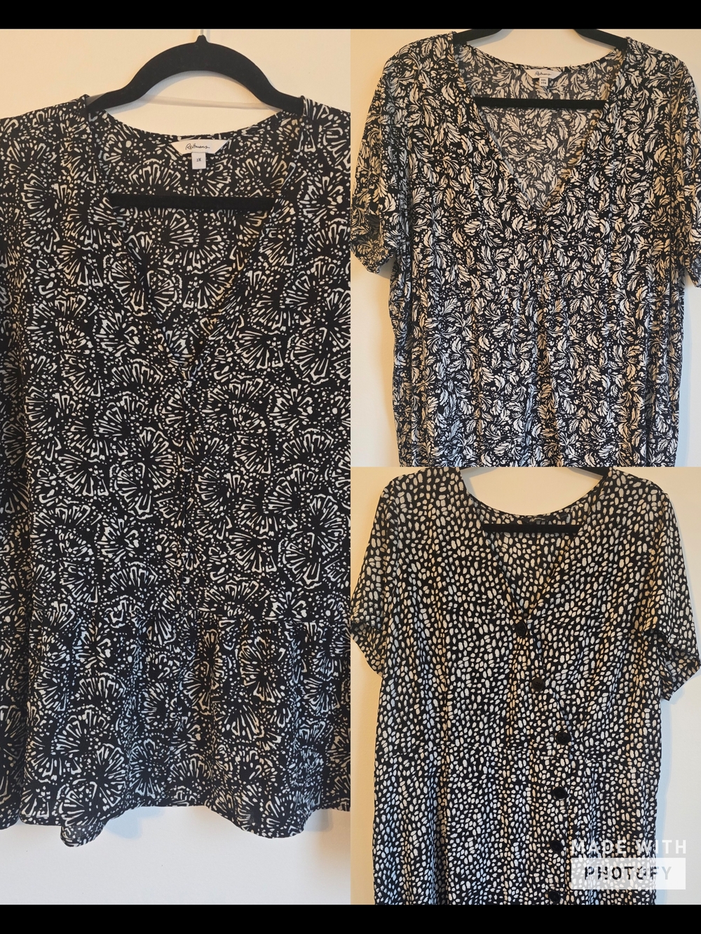 Reitmans Bundle- Dresses And Blouse - Floral- Size Xxl/2xl
